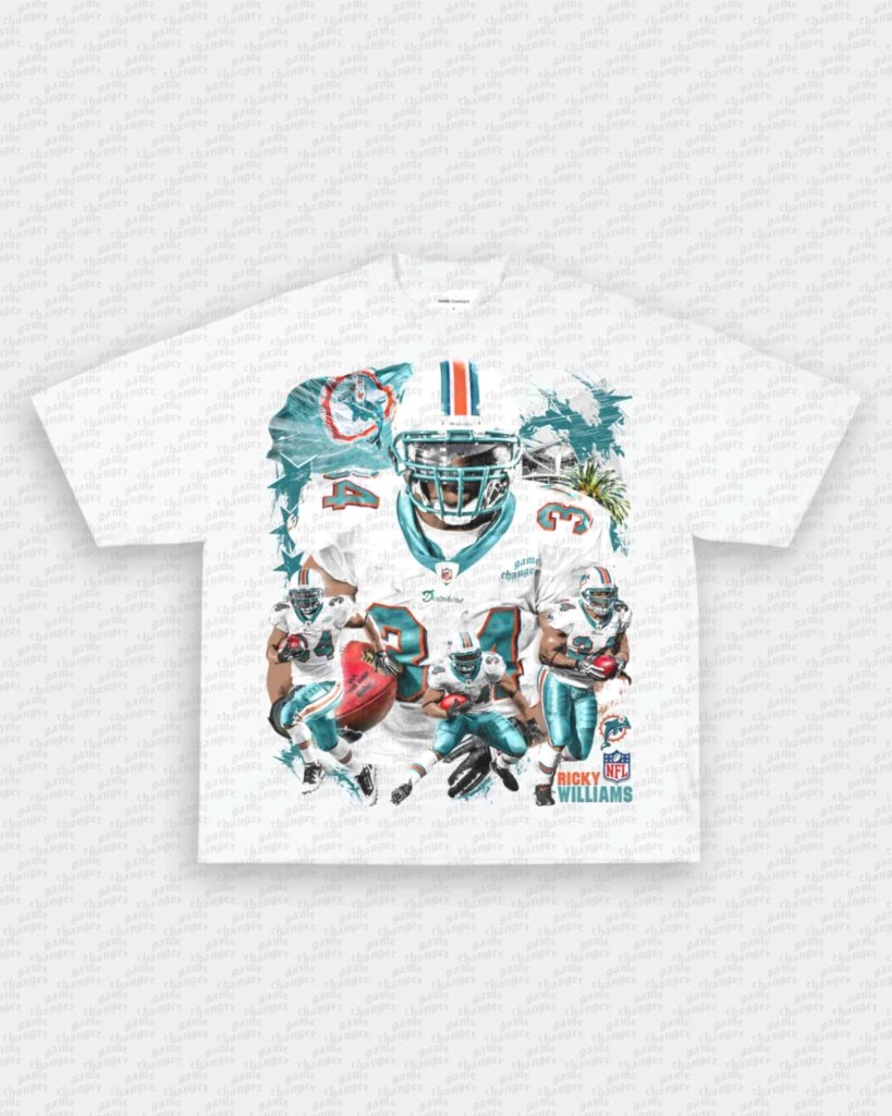 RICKY WILLIAMS - DOLPHINS TEE - WINS™ GAME CHANGERS TEE - WINS LA