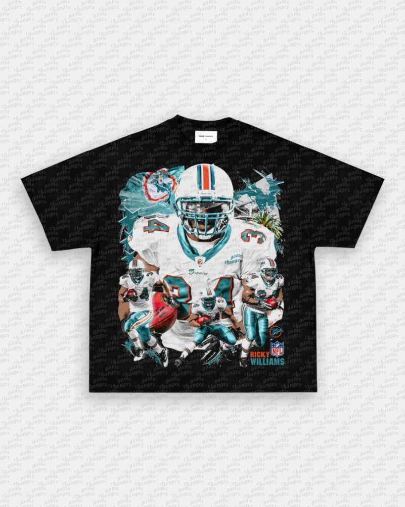 RICKY WILLIAMS - DOLPHINS TEE - WINS™ GAME CHANGERS TEE - WINS LA