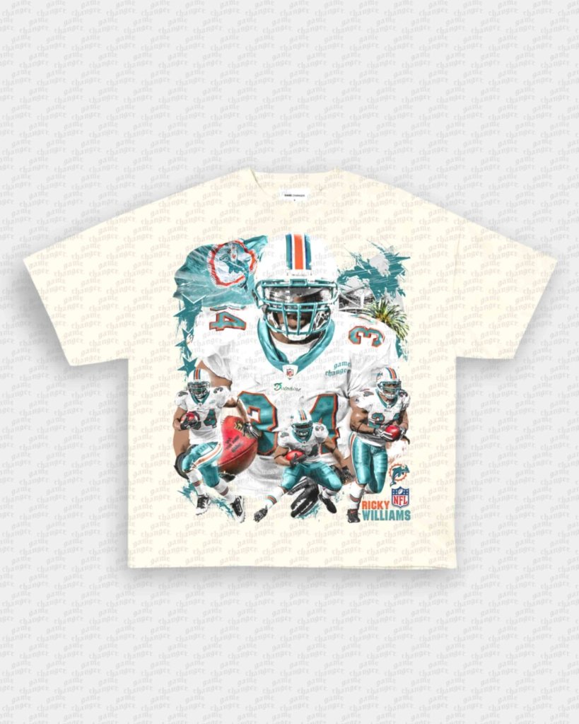 RICKY WILLIAMS - DOLPHINS TEE - WINS™ GAME CHANGERS TEE - WINS LA