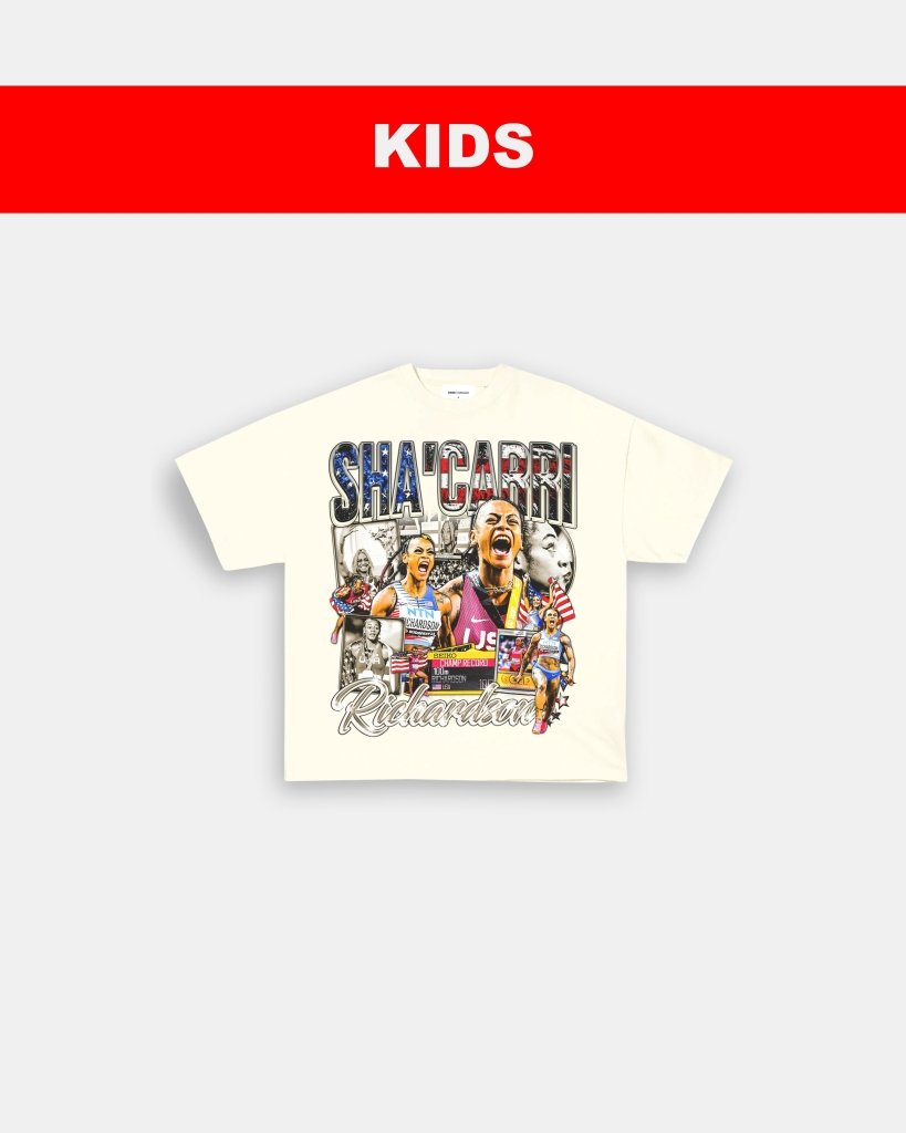 SHA'CARRI RICHARDSON - KIDS TEE - WINS™ GAME CHANGERS TEE - WINS LA