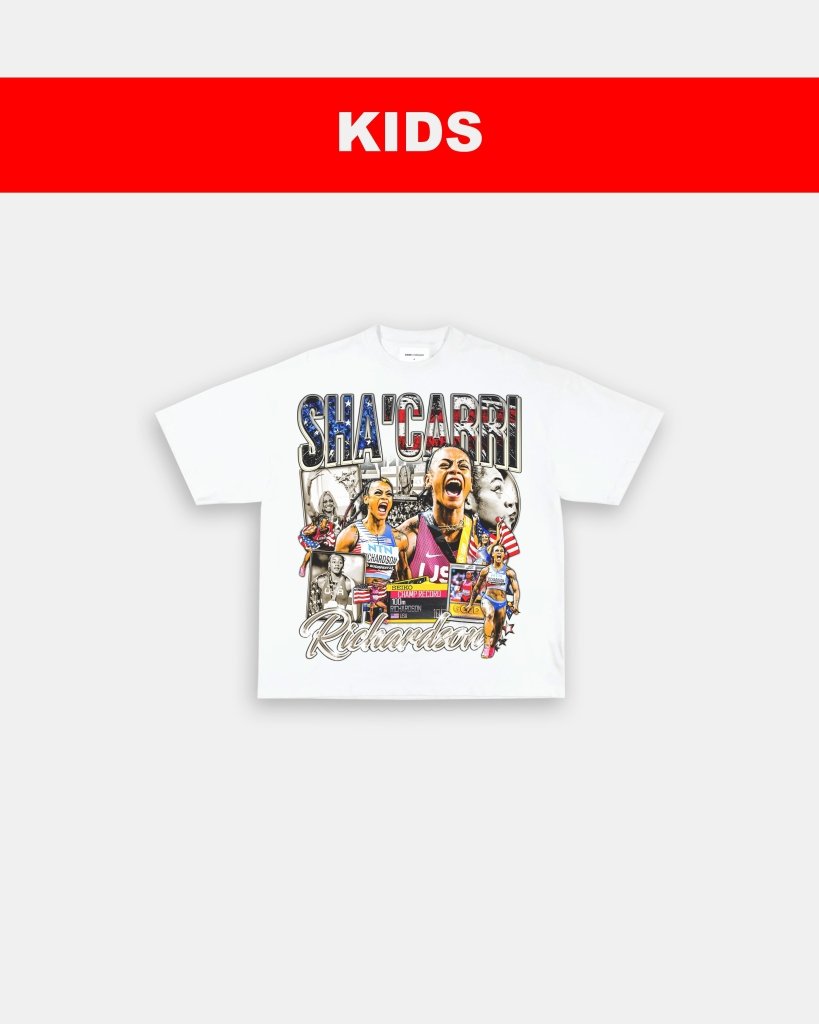 SHA'CARRI RICHARDSON - KIDS TEE - WINS™ GAME CHANGERS TEE - WINS LA