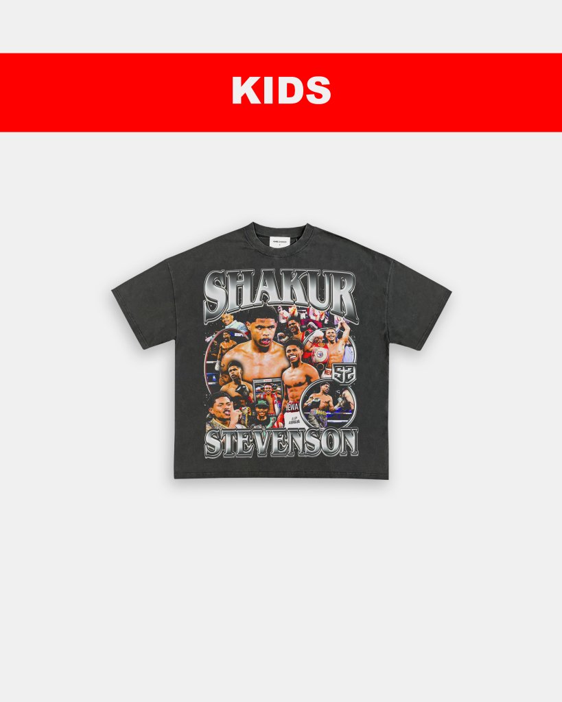 SHAKUR STEVENSON - KIDS TEE - WINS™ GAME CHANGERS TEE - WINS LA