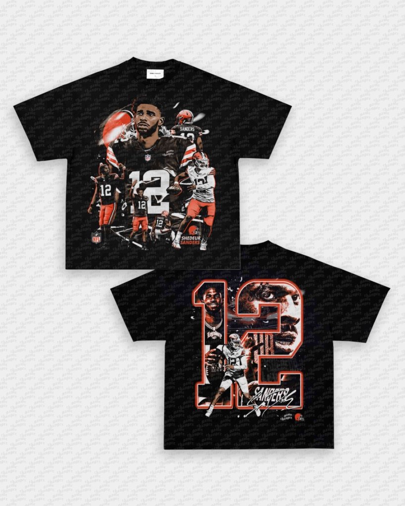 SHEDEUR SANDERS - BROWNS TEE - [DS] - WINS™ GAME CHANGERS TEE - WINS LA