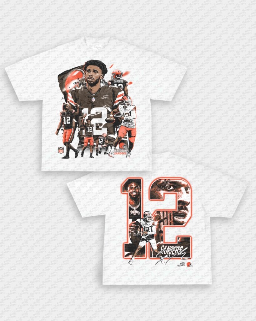 SHEDEUR SANDERS - BROWNS TEE - [DS] - WINS™ GAME CHANGERS TEE - WINS LA