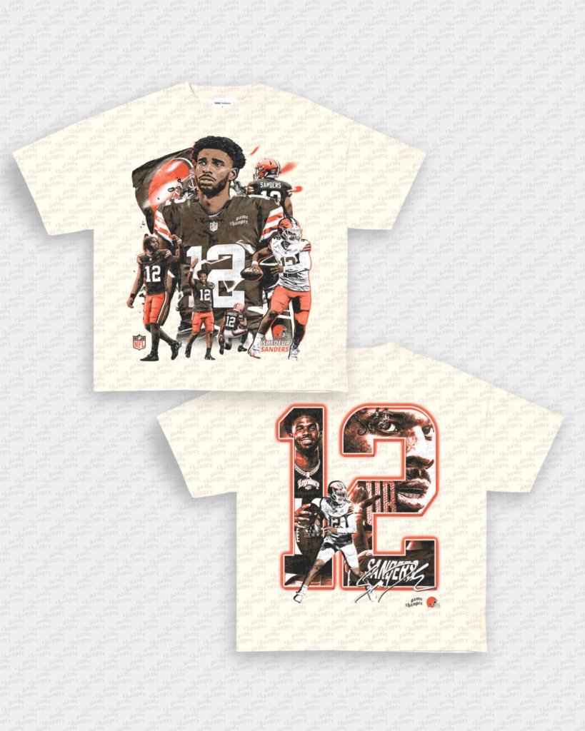 SHEDEUR SANDERS - BROWNS TEE - [DS] - WINS™ GAME CHANGERS TEE - WINS LA