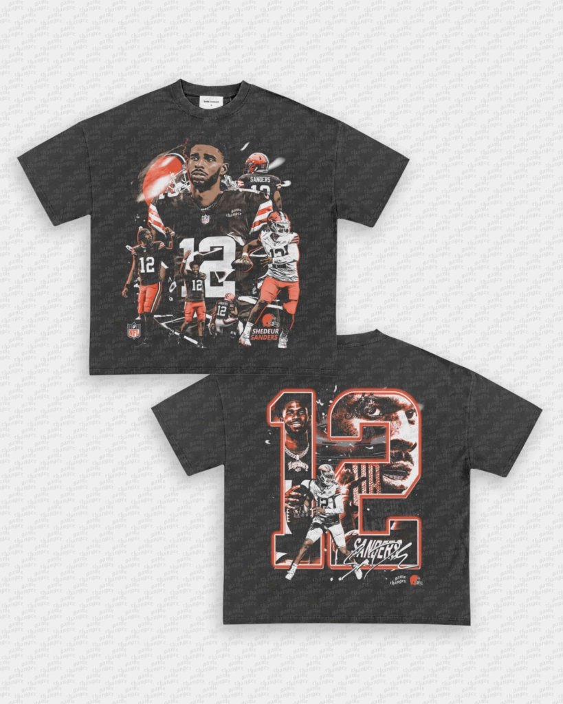 SHEDEUR SANDERS - BROWNS TEE - [DS] - WINS™ GAME CHANGERS TEE - WINS LA