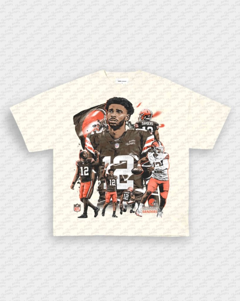 SHEDEUR SANDERS - BROWNS V2 TEE - WINS™ GAME CHANGERS TEE - WINS LA