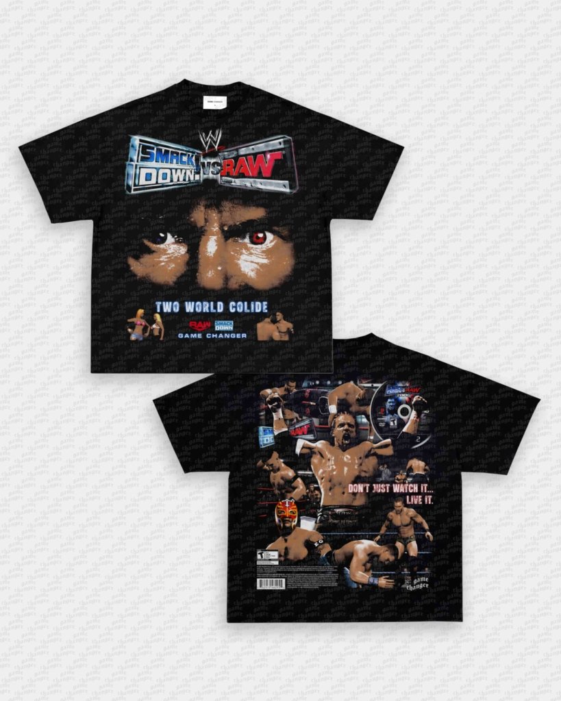 SMACKDOWN VS RAW TEE - [DS] - WINS™ GAME CHANGERS TEE - WINS LA
