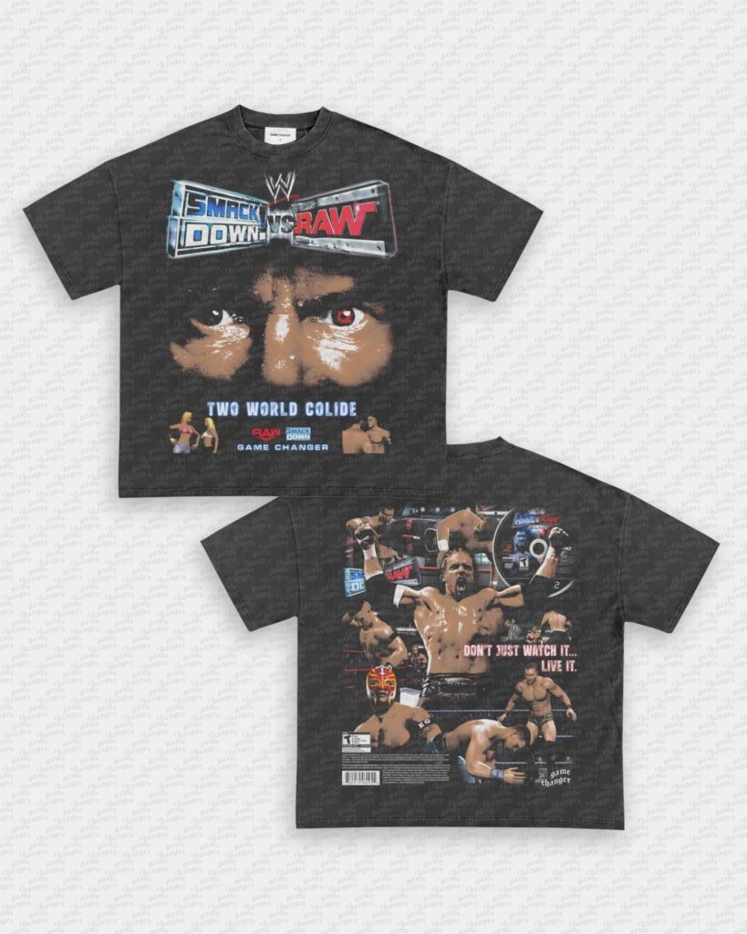 SMACKDOWN VS RAW TEE - [DS] - WINS™ GAME CHANGERS TEE - WINS LA