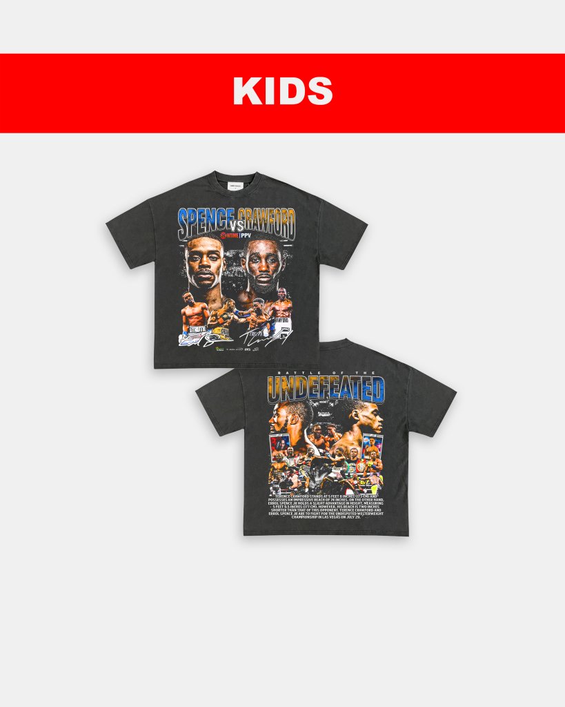 SPENCE VS CRAWFORD - KIDS TEE - [DS] - WINS™ GAME CHANGERS TEE - WINS LA