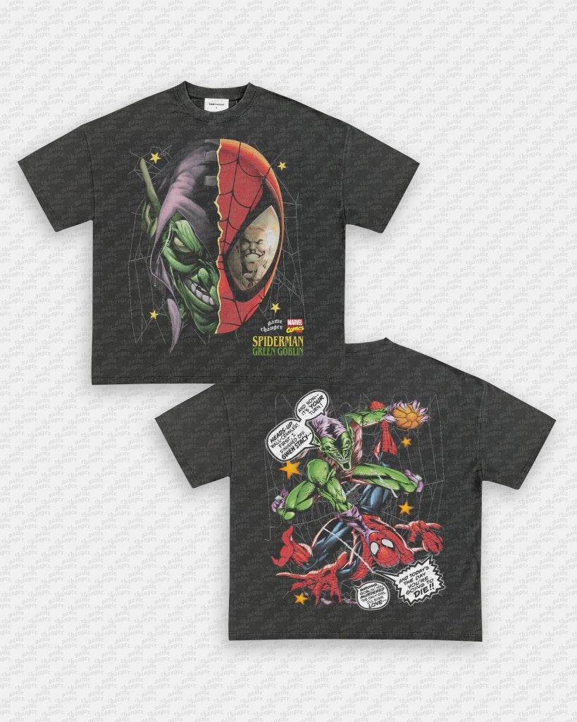 SPIDER MAN VS GREEN GOBLIN TEE - [DS] - WINS™ GAME CHANGERS TEE - WINS LA