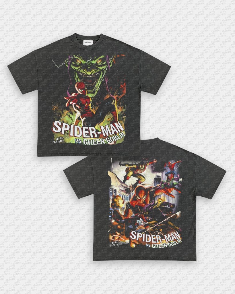 SPIDER MAN VS GREEN GOBLIN V2 TEE - [DS] - WINS™ GAME CHANGERS TEE - WINS LA