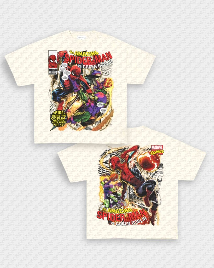 SPIDER - MAN VS GREEN GOBLIN V3 TEE - [DS] - WINS™ GAME CHANGERS TEE - WINS LA