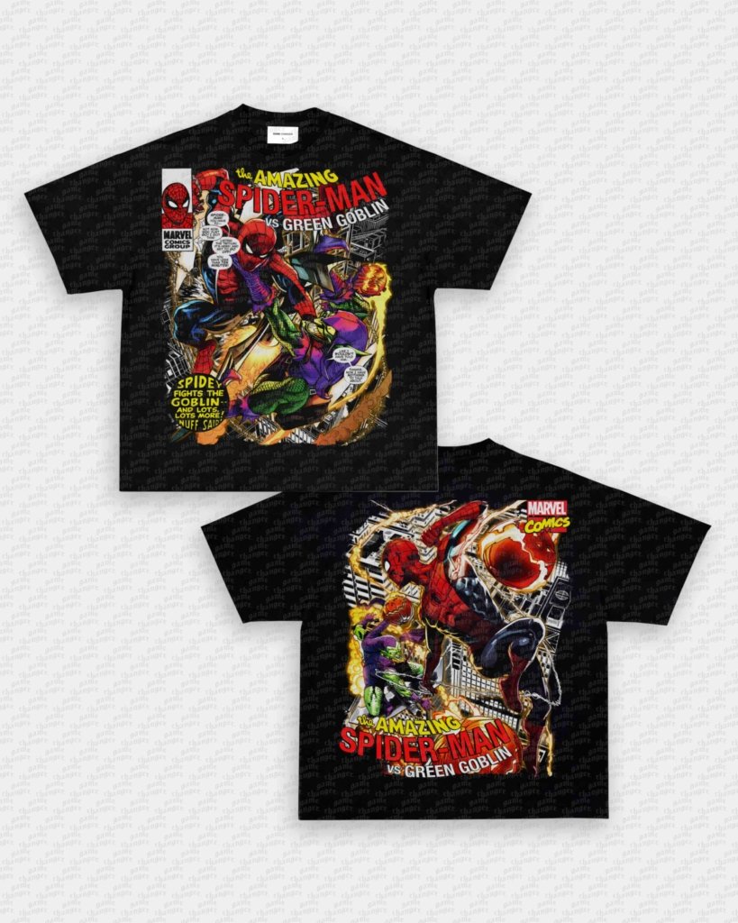 SPIDER - MAN VS GREEN GOBLIN V3 TEE - [DS] - WINS™ GAME CHANGERS TEE - WINS LA