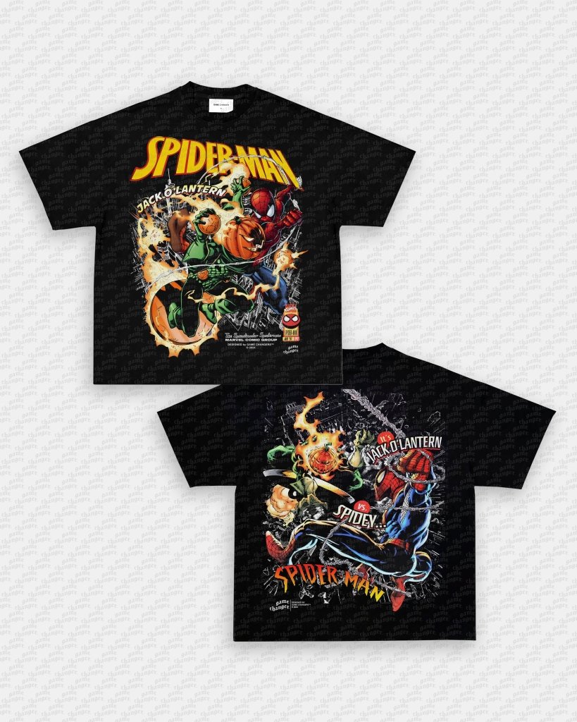 SPIDER - MAN VS JACK O' LANTERN TEE - [DS] - WINS™ GAME CHANGERS TEE - WINS LA