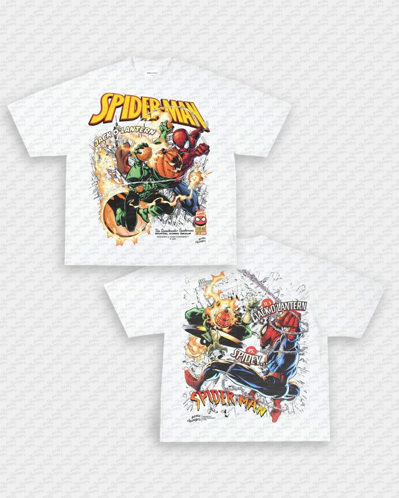 SPIDER - MAN VS JACK O' LANTERN TEE - [DS] - WINS™ GAME CHANGERS TEE - WINS LA