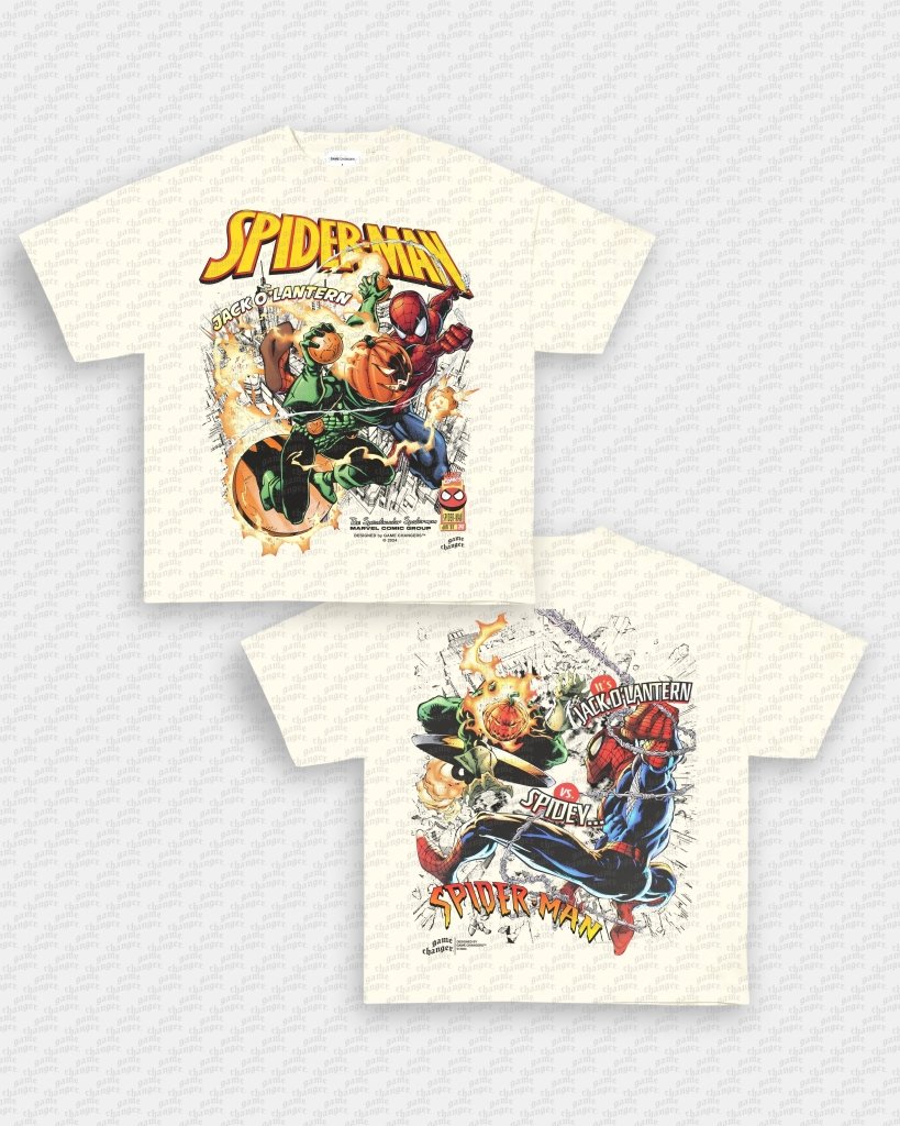 SPIDER - MAN VS JACK O' LANTERN TEE - [DS] - WINS™ GAME CHANGERS TEE - WINS LA