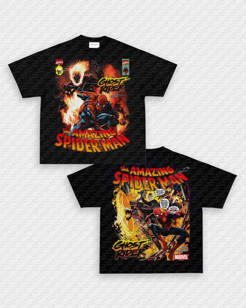 SPIDER MAN X GHOST RIDER TEE - [DS] - WINS™ GAME CHANGERS TEE - WINS LA