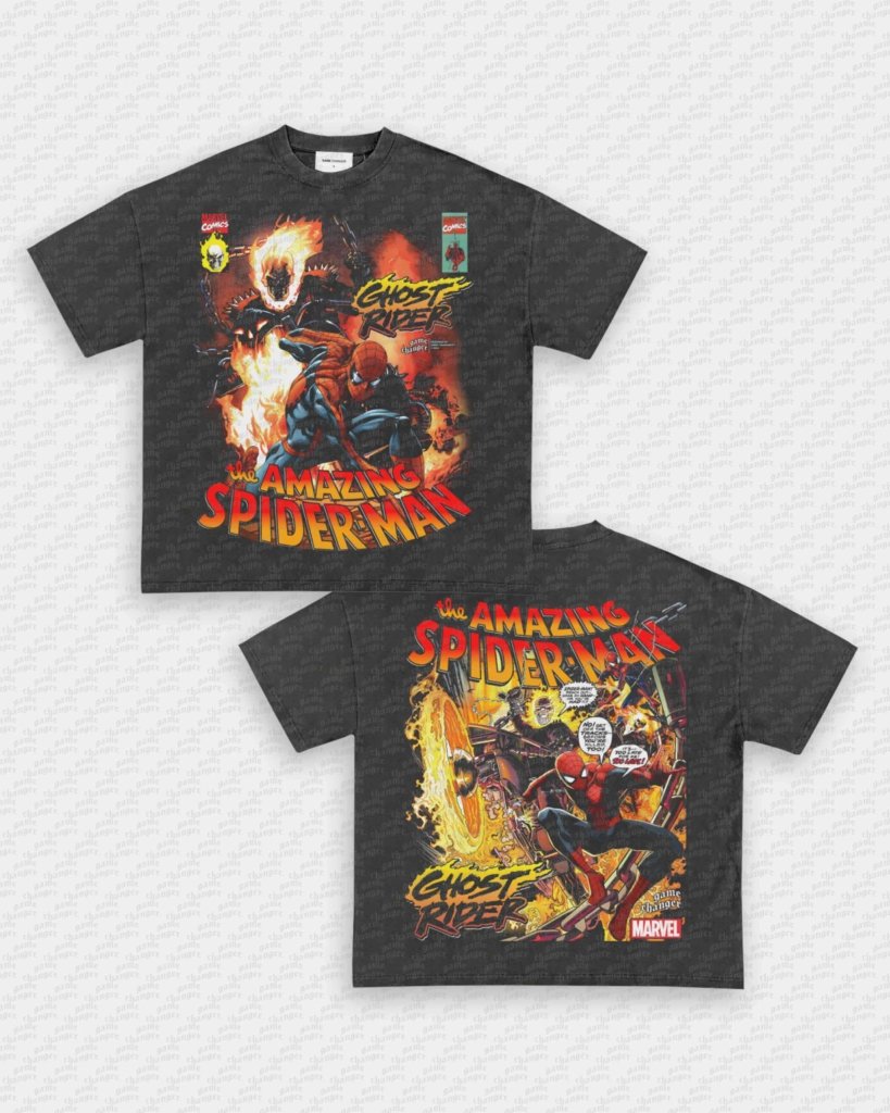 SPIDER MAN X GHOST RIDER TEE - [DS] - WINS™ GAME CHANGERS TEE - WINS LA