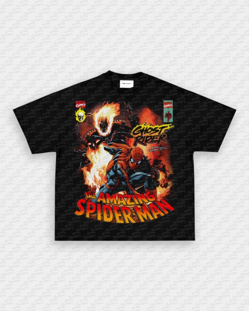 SPIDER MAN X GHOST RIDER V2 TEE - WINS™ GAME CHANGERS TEE - WINS LA