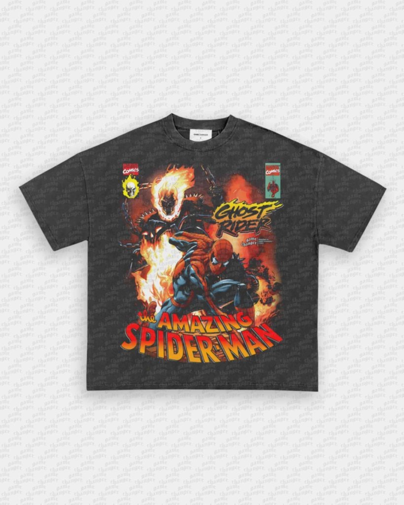 SPIDER MAN X GHOST RIDER V2 TEE - WINS™ GAME CHANGERS TEE - WINS LA