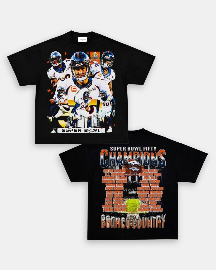 SUPER BOWL 50 CHAMPS - BRONCOS TEE - [DS] - WINS™ GAME CHANGERS TEE - WINS LA