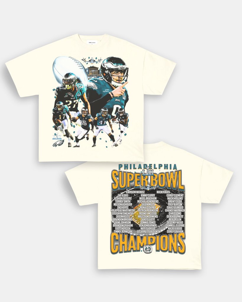 SUPER BOWL LII CHAMPS - EAGLES TEE - [DS] - WINS™ GAME CHANGERS TEE - WINS LA