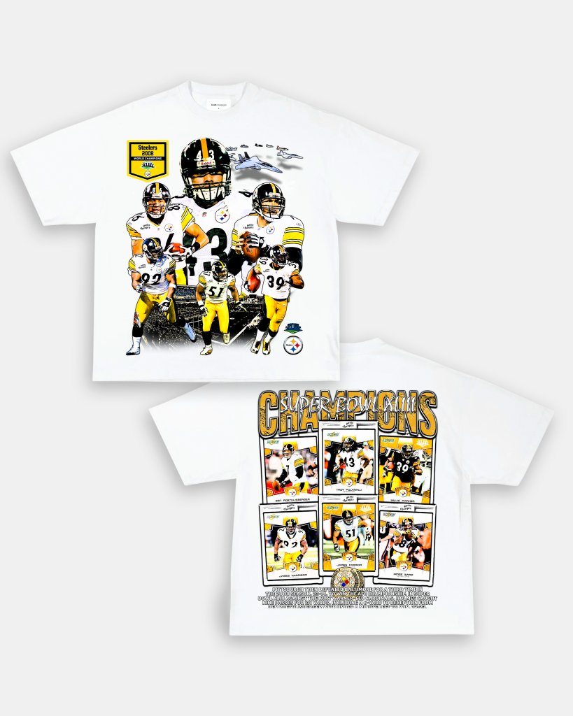 SUPER BOWL XLIII CHAMPS - STEELERS TEE - [DS] - WINS™ GAME CHANGERS TEE - WINS LA