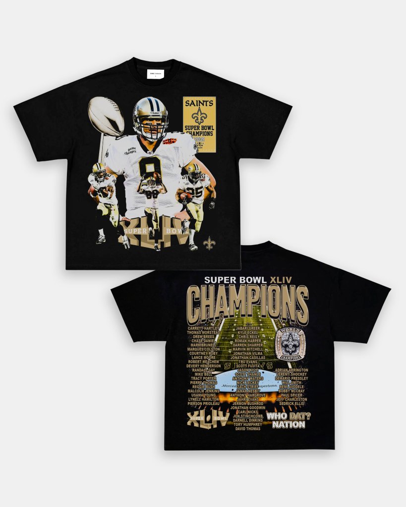 SUPER BOWL XLIV CHAMPS - SAINTS TEE - [DS] - WINS™ GAME CHANGERS TEE - WINS LA