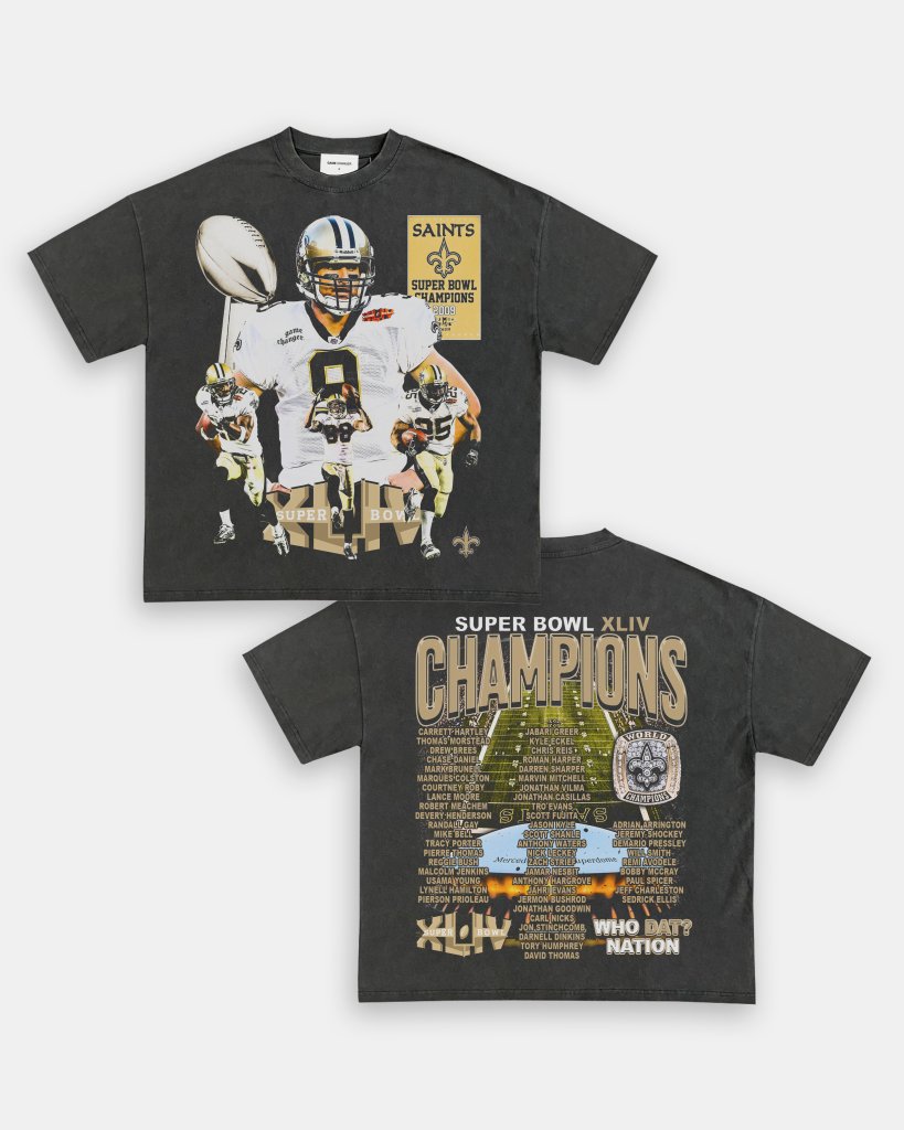 SUPER BOWL XLIV CHAMPS - SAINTS TEE - [DS] - WINS™ GAME CHANGERS TEE - WINS LA