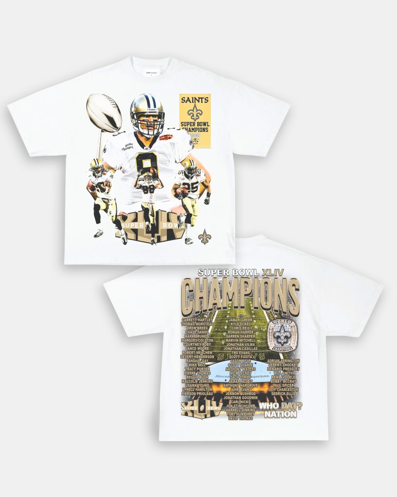 SUPER BOWL XLIV CHAMPS - SAINTS TEE - [DS] - WINS™ GAME CHANGERS TEE - WINS LA