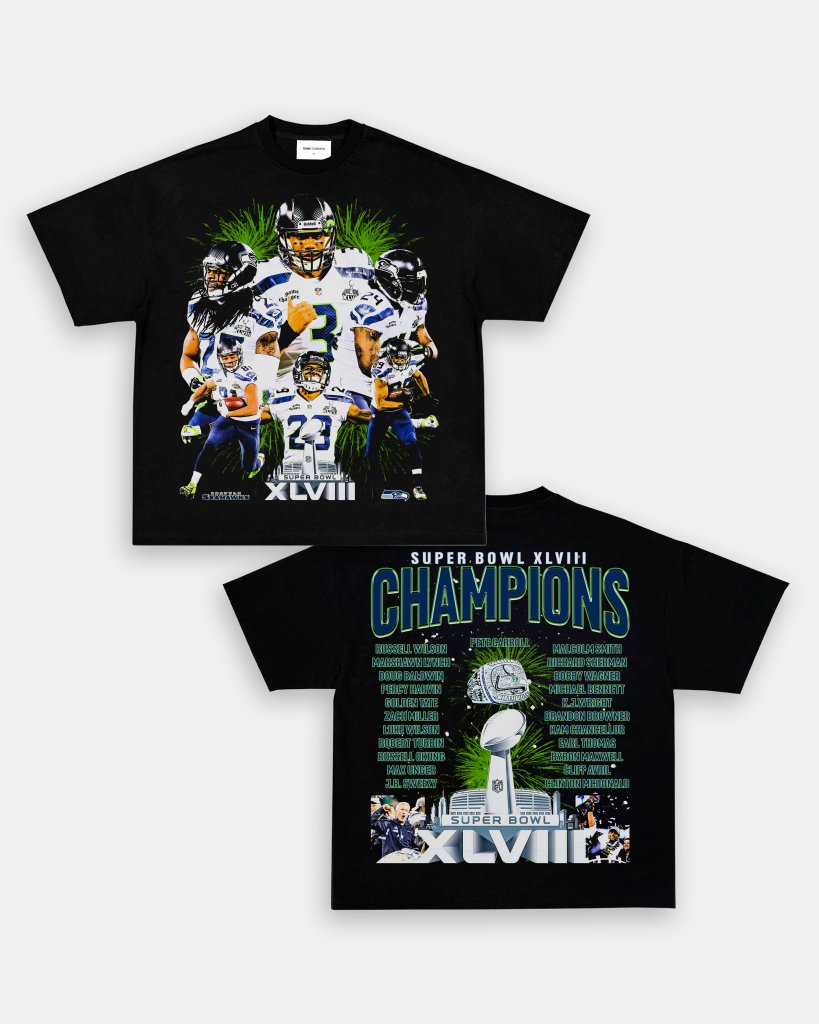 SUPER BOWL XLVIII CHAMPS - SEAHAWKS TEE - [DS] - WINS™ GAME CHANGERS TEE - WINS LA