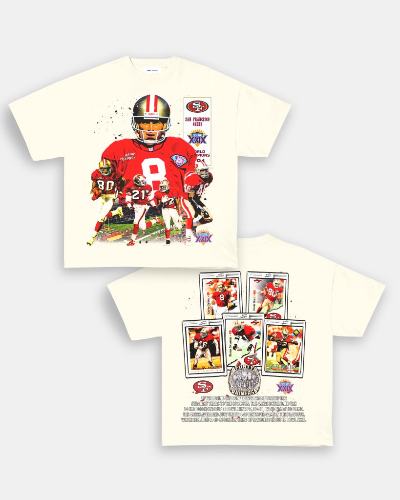 SUPER BOWL XXIX CHAMPS - 49ERS TEE - [DS] - WINS™ GAME CHANGERS TEE - WINS LA