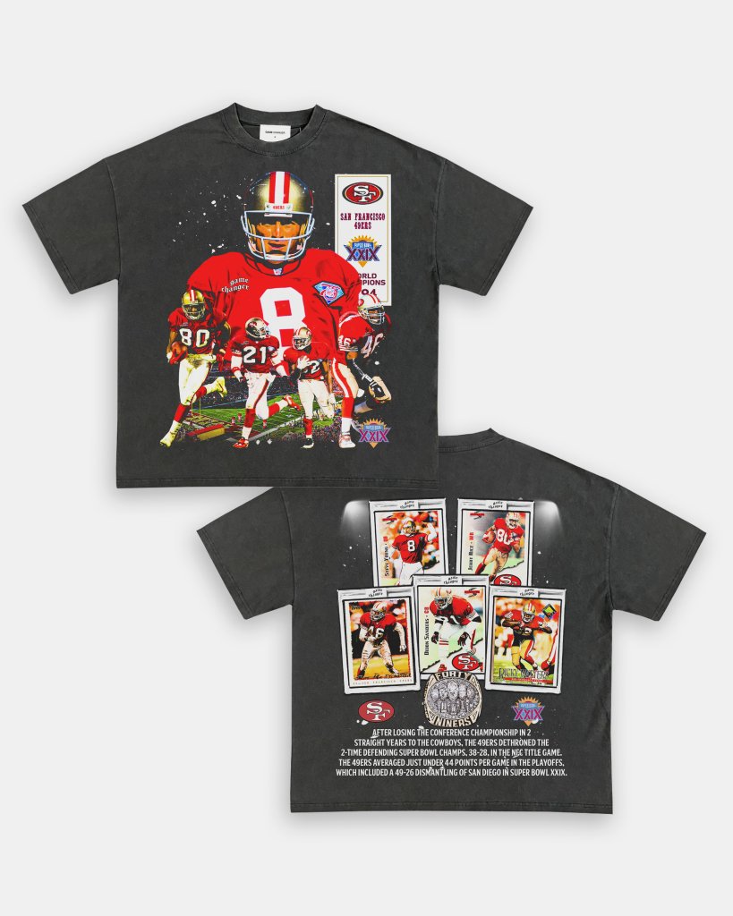 SUPER BOWL XXIX CHAMPS - 49ERS TEE - [DS] - WINS™ GAME CHANGERS TEE - WINS LA