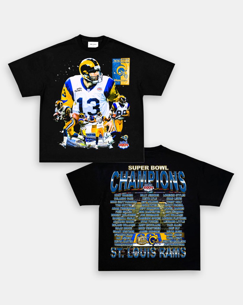 SUPER BOWL XXXIV CHAMPS - RAMS TEE - [DS] - WINS™ GAME CHANGERS TEE - WINS LA