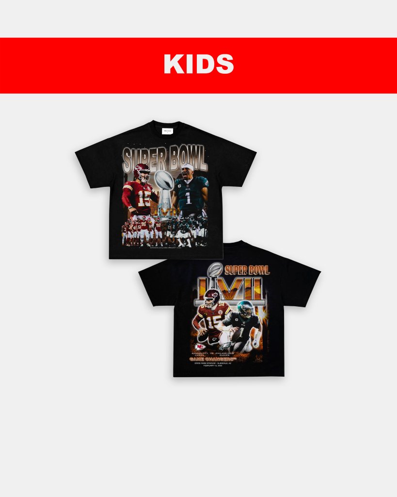 SUPERBOWL LVII - KIDS TEE [DS] - WINS™ GAME CHANGERS TEE - WINS LA