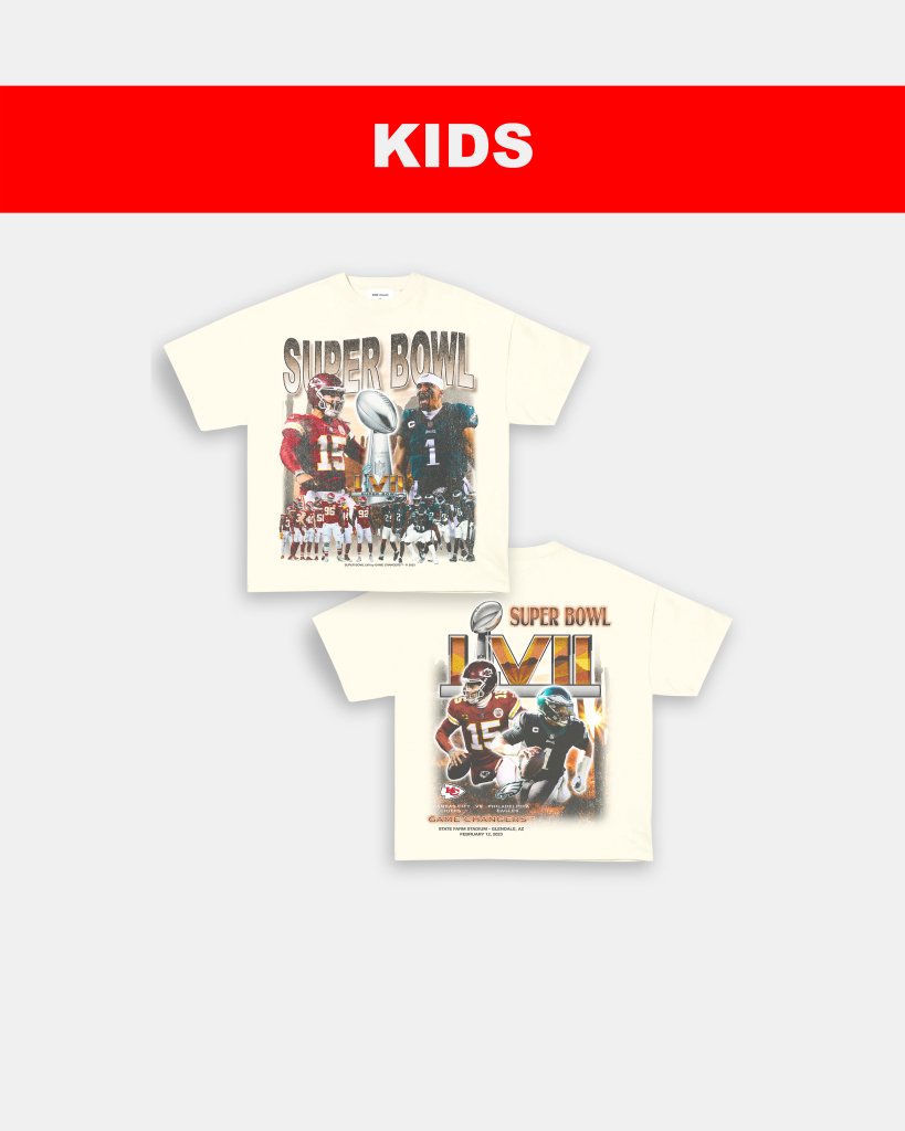 SUPERBOWL LVII - KIDS TEE [DS] - WINS™ GAME CHANGERS TEE - WINS LA