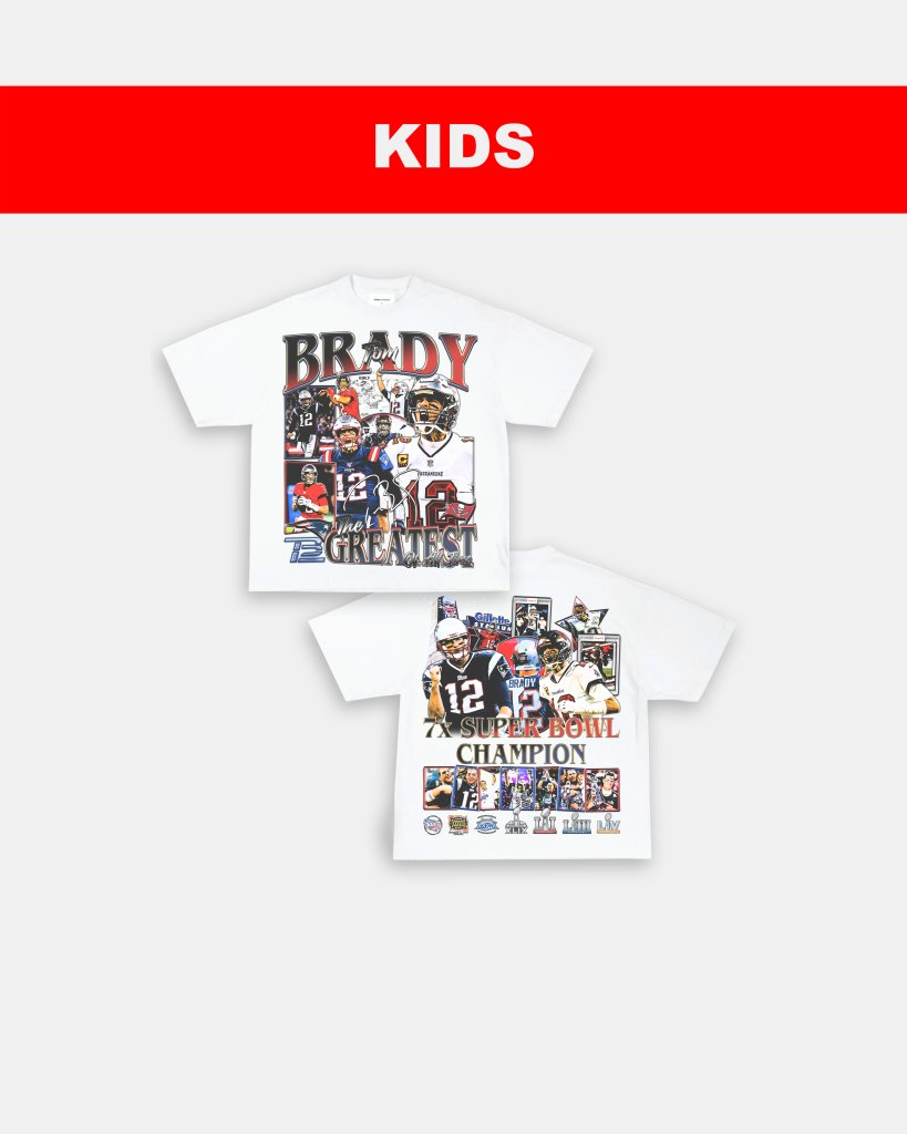 TOM BRADY - KIDS TEE [DS] - WINS™ GAME CHANGERS TEE - WINS LA