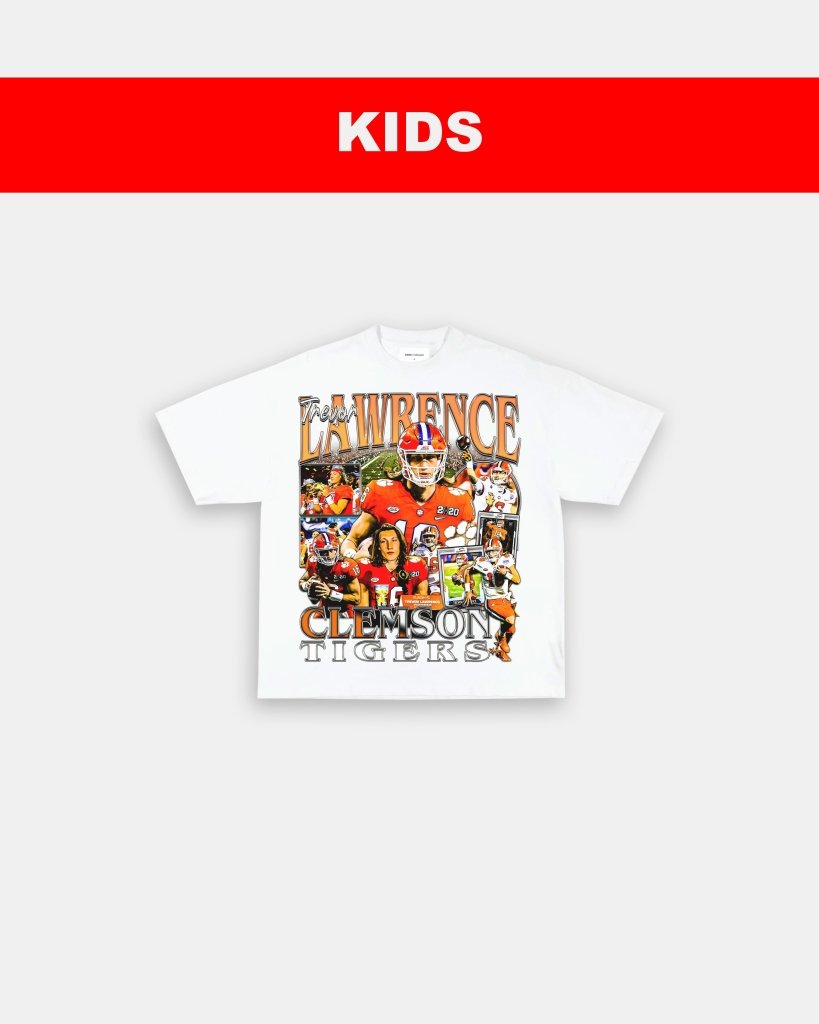 TREVOR LAWRENCE - CLEMSON - KIDS TEE - WINS™ GAME CHANGERS TEE - WINS LA