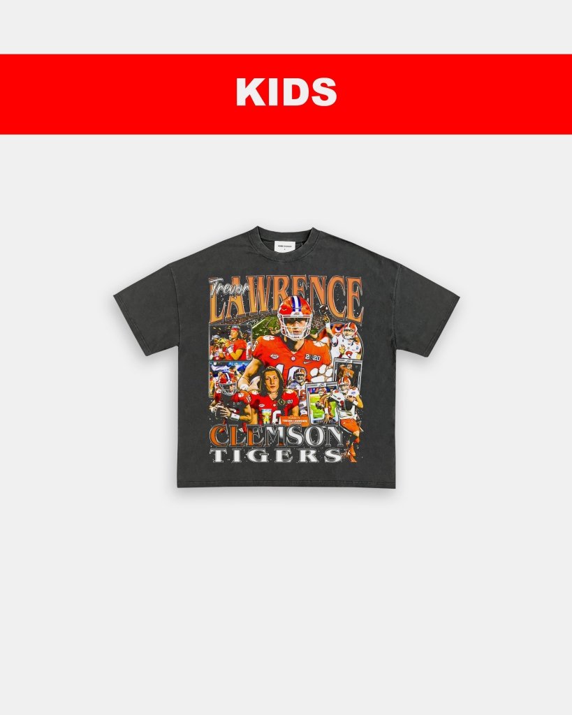 TREVOR LAWRENCE - CLEMSON - KIDS TEE - WINS™ GAME CHANGERS TEE - WINS LA