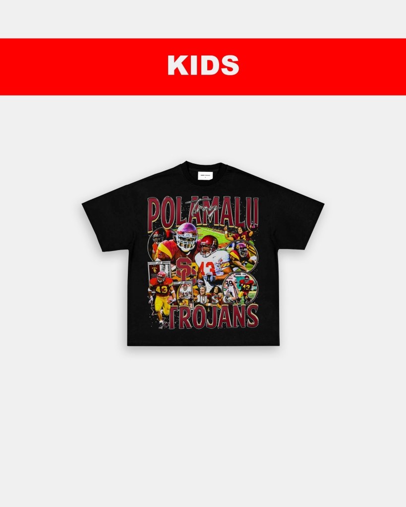 TROY POLAMALU - USC - KIDS TEE - WINS™ GAME CHANGERS TEE - WINS LA