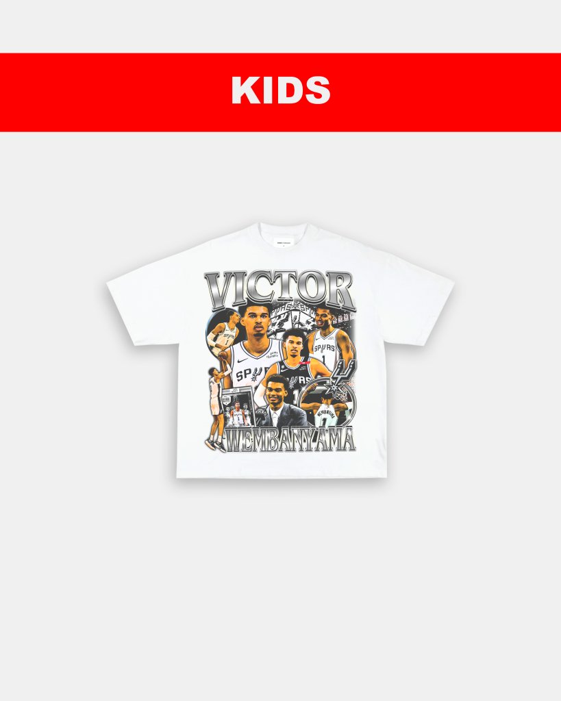 VICTOR WEMBANYAMA - KIDS TEE - WINS™ GAME CHANGERS TEE - WINS LA