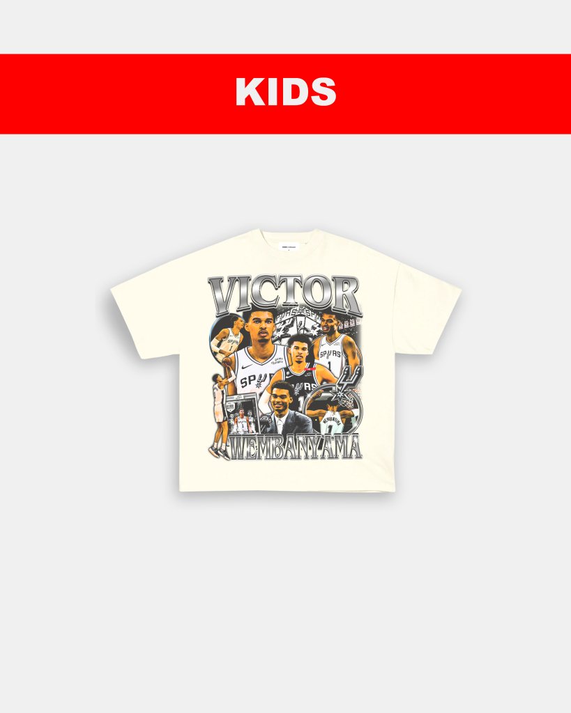 VICTOR WEMBANYAMA - KIDS TEE - WINS™ GAME CHANGERS TEE - WINS LA