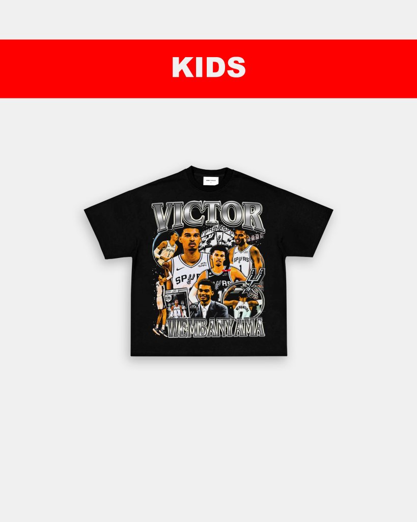 VICTOR WEMBANYAMA - KIDS TEE - WINS™ GAME CHANGERS TEE - WINS LA