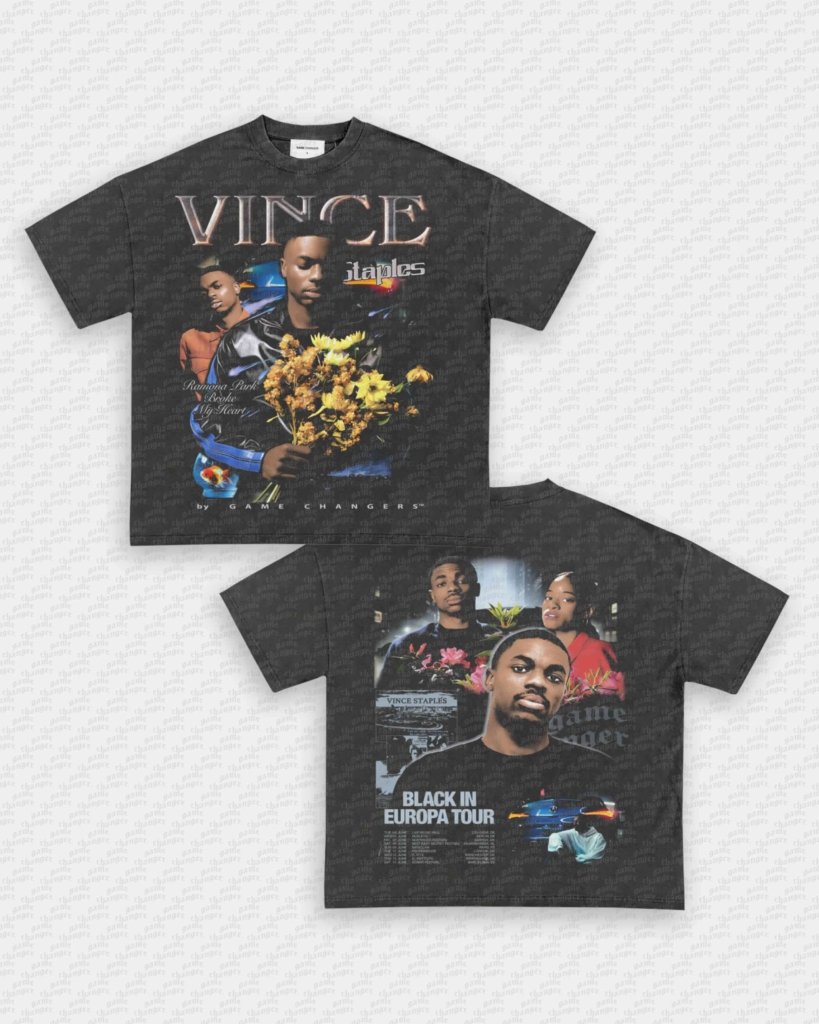 VINCE STAPLES TEE - [DS] - WINS™ GAME CHANGERS TEE - WINS LA