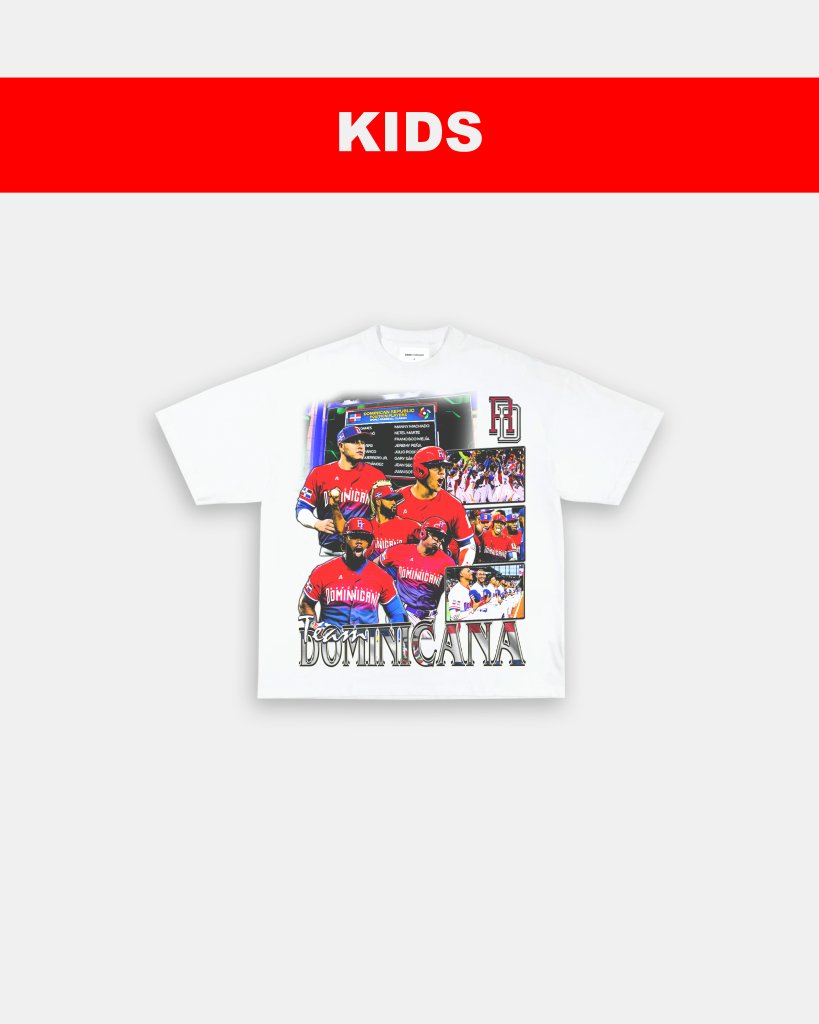 WBC TEAM DOMINICANA - KIDS TEE - WINS™ GAME CHANGERS TEE - WINS LA