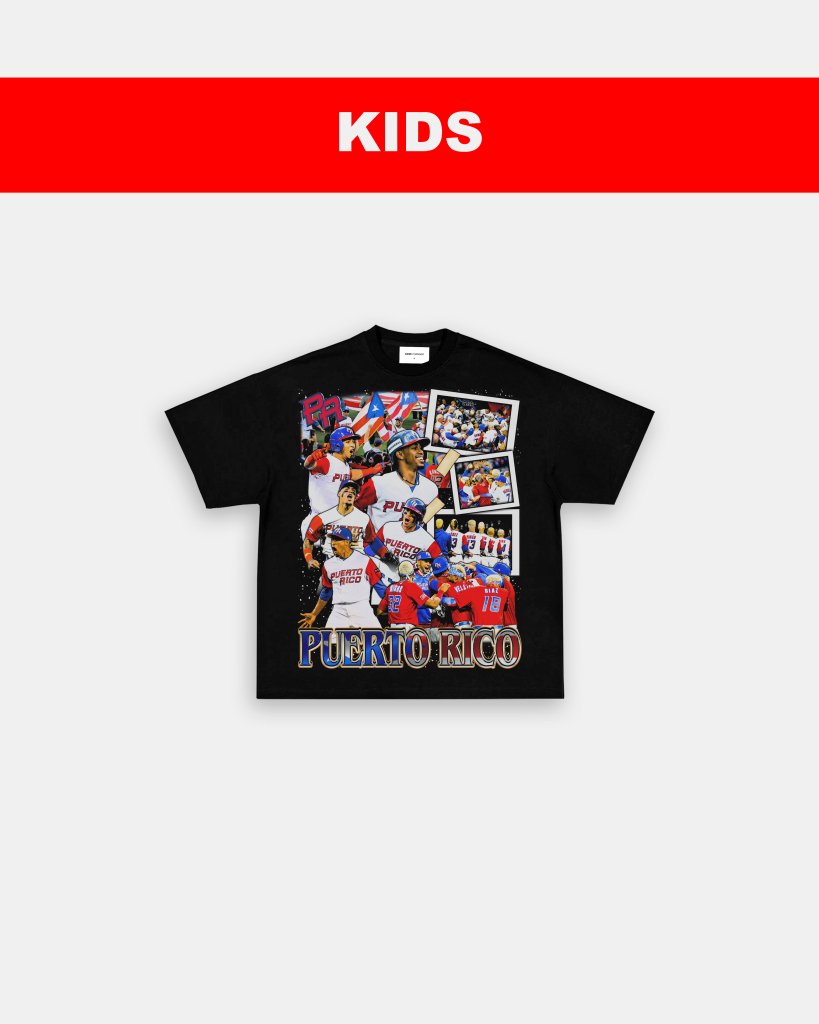 WBC TEAM PUERTO RICO - KIDS TEE - WINS™ GAME CHANGERS TEE - WINS LA