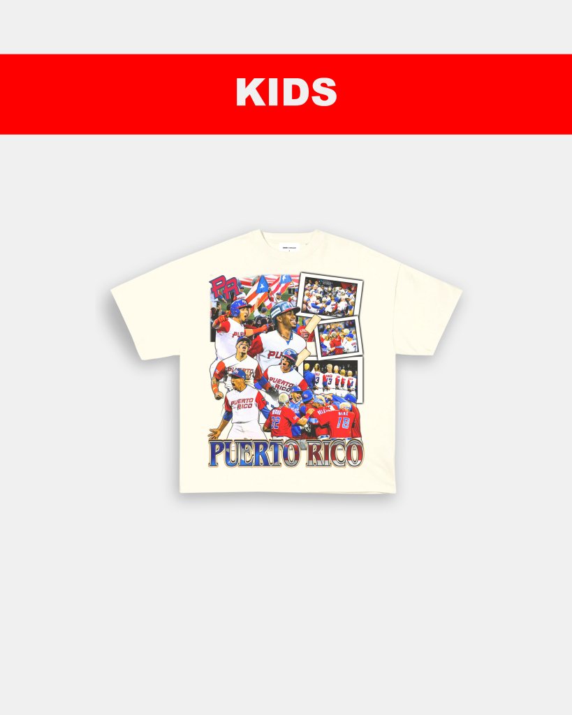 WBC TEAM PUERTO RICO - KIDS TEE - WINS™ GAME CHANGERS TEE - WINS LA