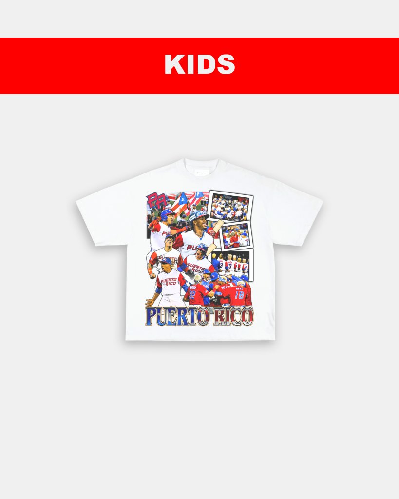 WBC TEAM PUERTO RICO - KIDS TEE - WINS™ GAME CHANGERS TEE - WINS LA