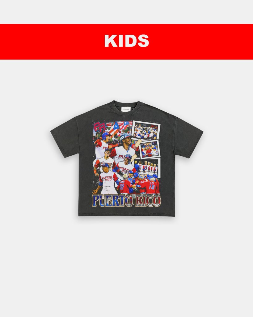 WBC TEAM PUERTO RICO - KIDS TEE - WINS™ GAME CHANGERS TEE - WINS LA